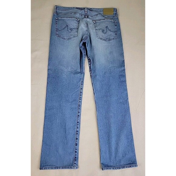 AG Adriano Goldschmied Jeans Mens 36x32 * Tailored Graduate Blue Stretch Mid - Picture 14 of 14